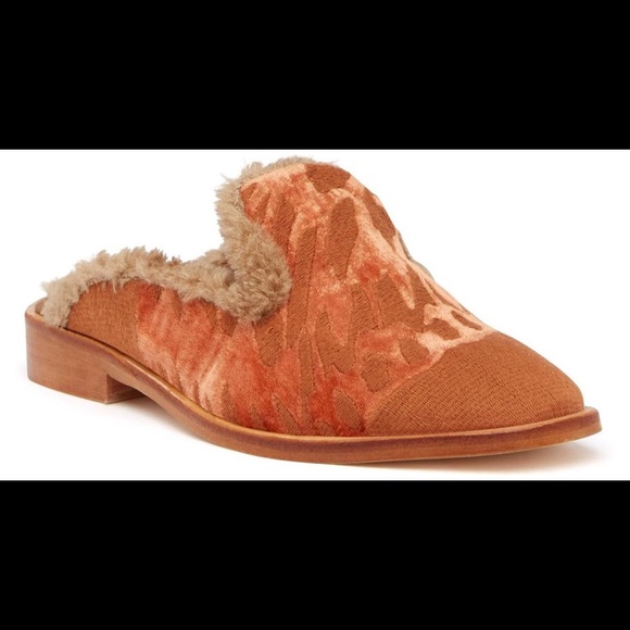 Free People Butterfly Effect Mule In Orange - Picture 2 of 5